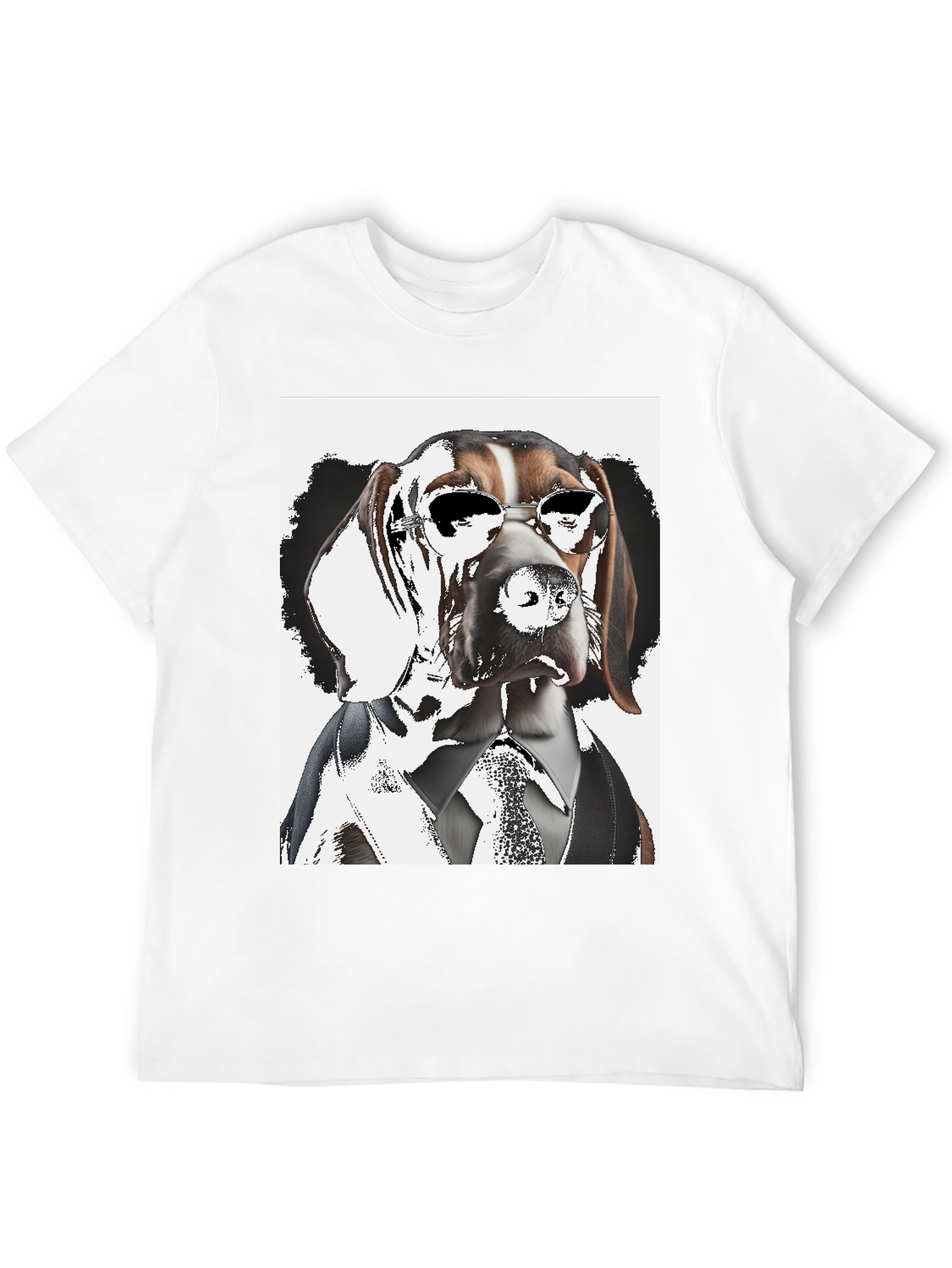 Dogfather T-Shirt: Suave Hound in Shades