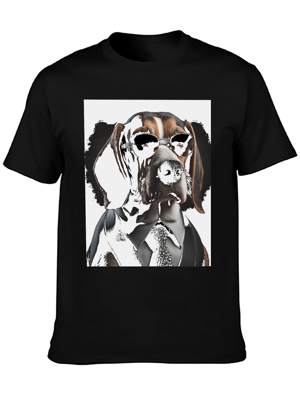 Dogfather T-Shirt: Suave Hound in Shades