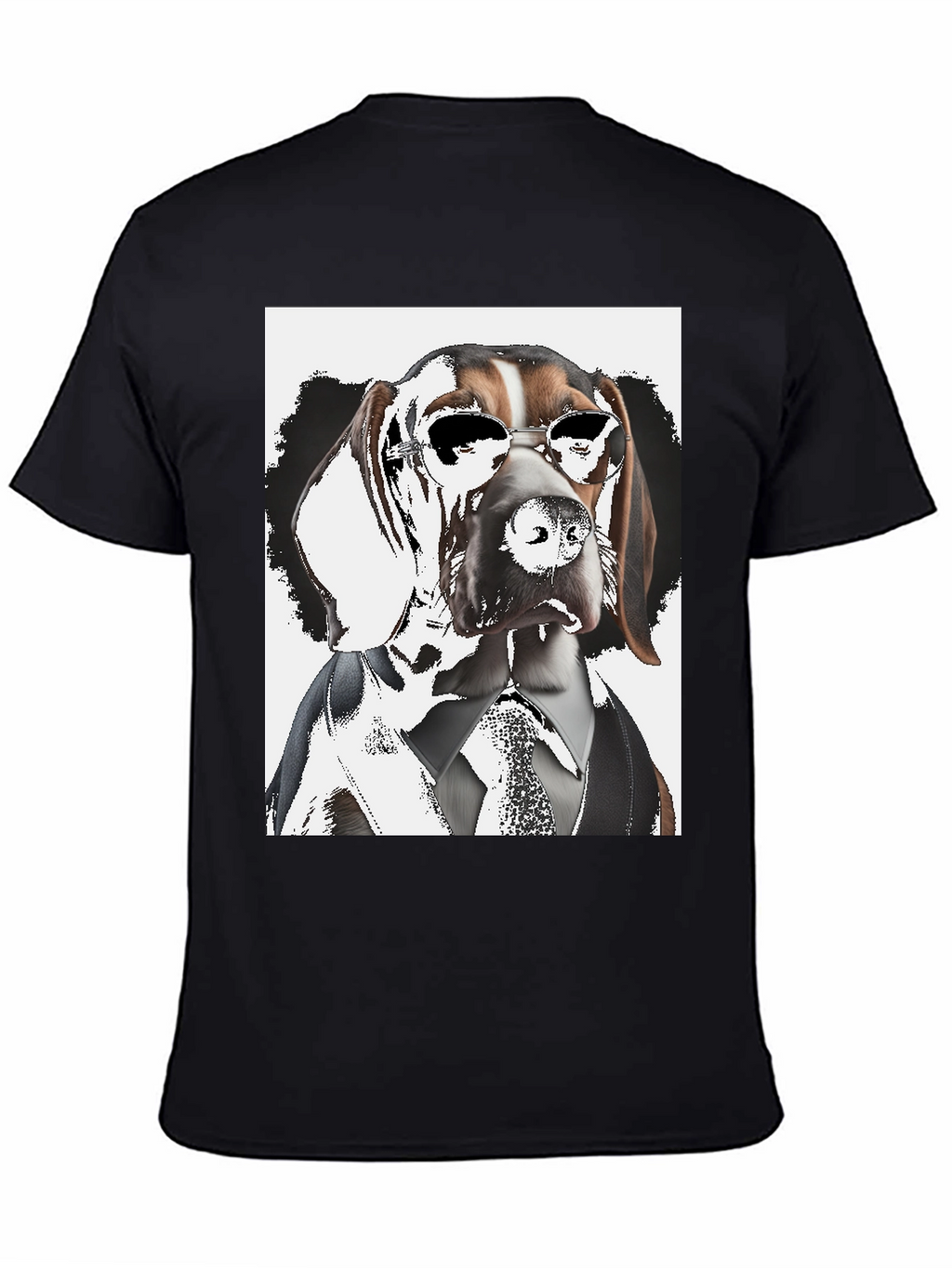 Dogfather T-Shirt: Suave Hound in Shades