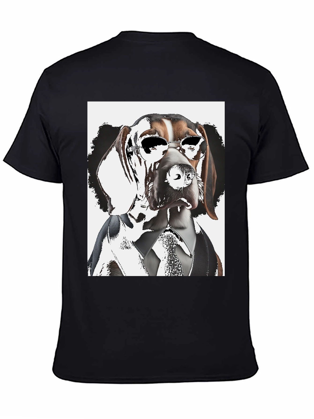 Dogfather T-Shirt: Suave Hound in Shades
