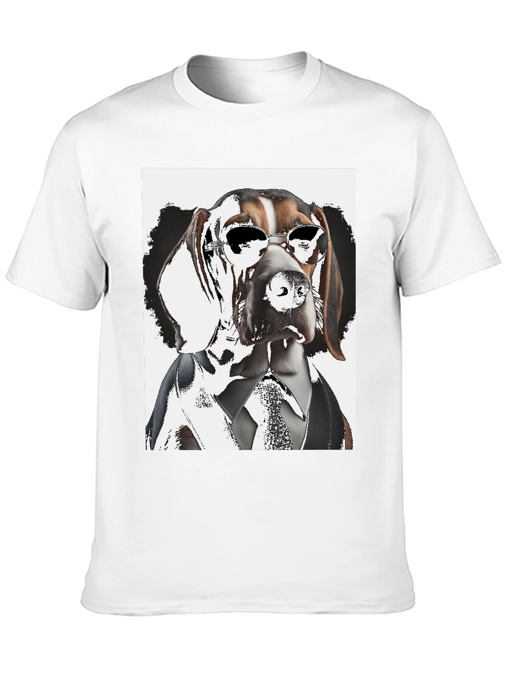 Dogfather T-Shirt: Suave Hound in Shades