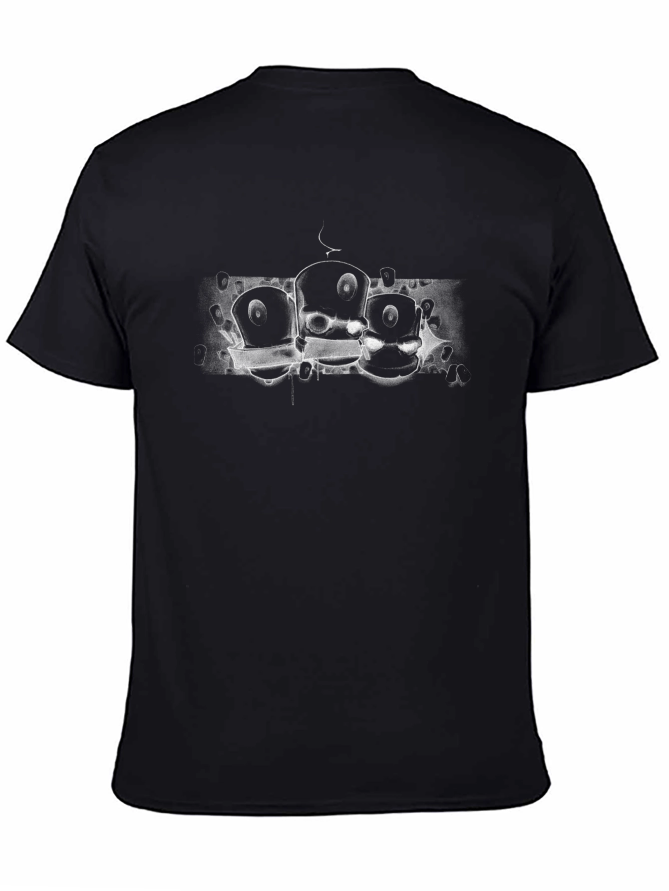 Abstract Cartoon Graphic Tee