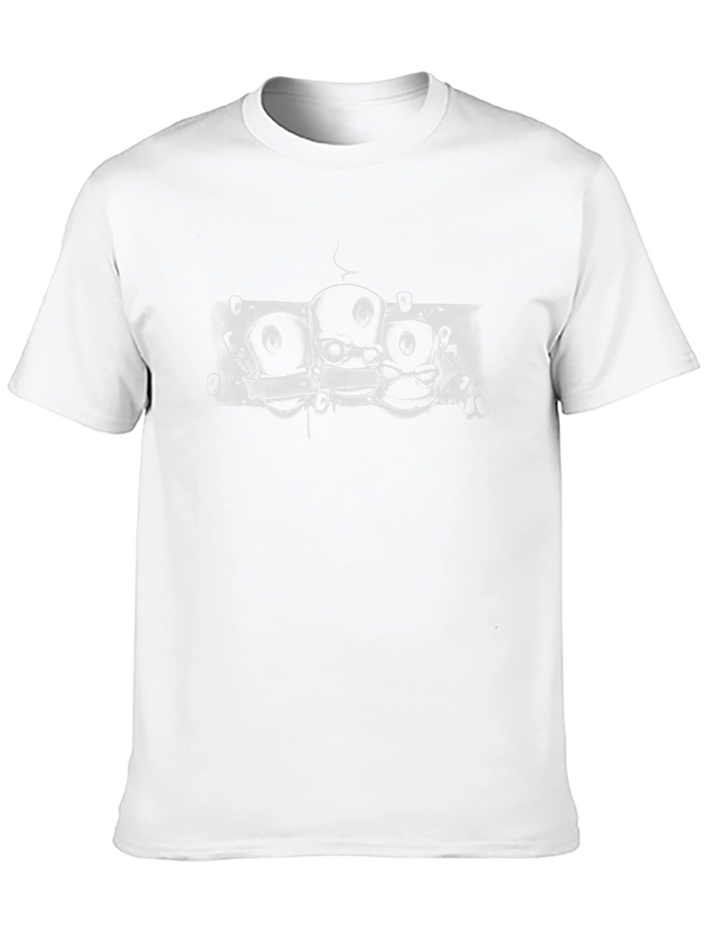 Abstract Cartoon Graphic Tee