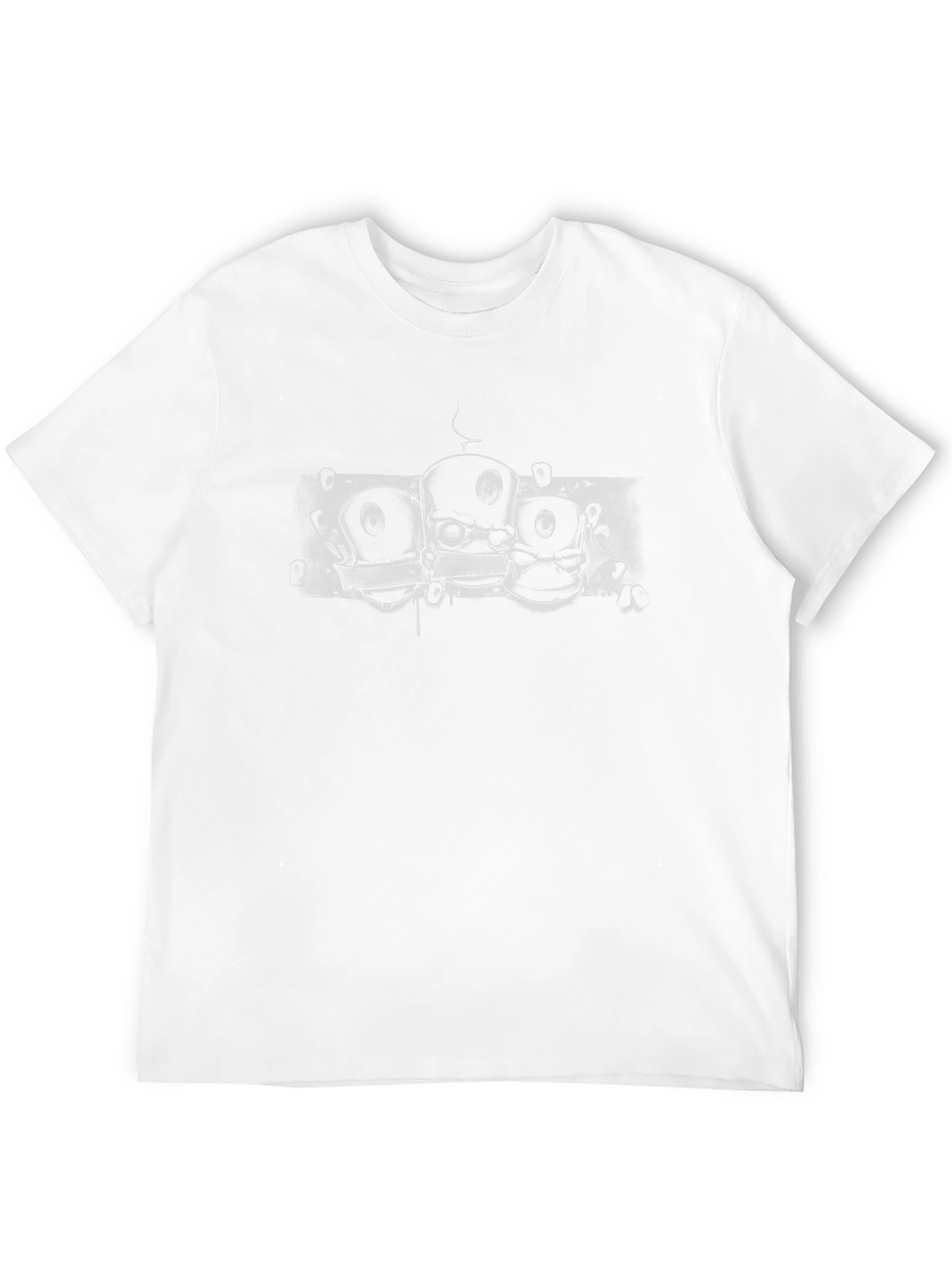 Abstract Cartoon Graphic Tee