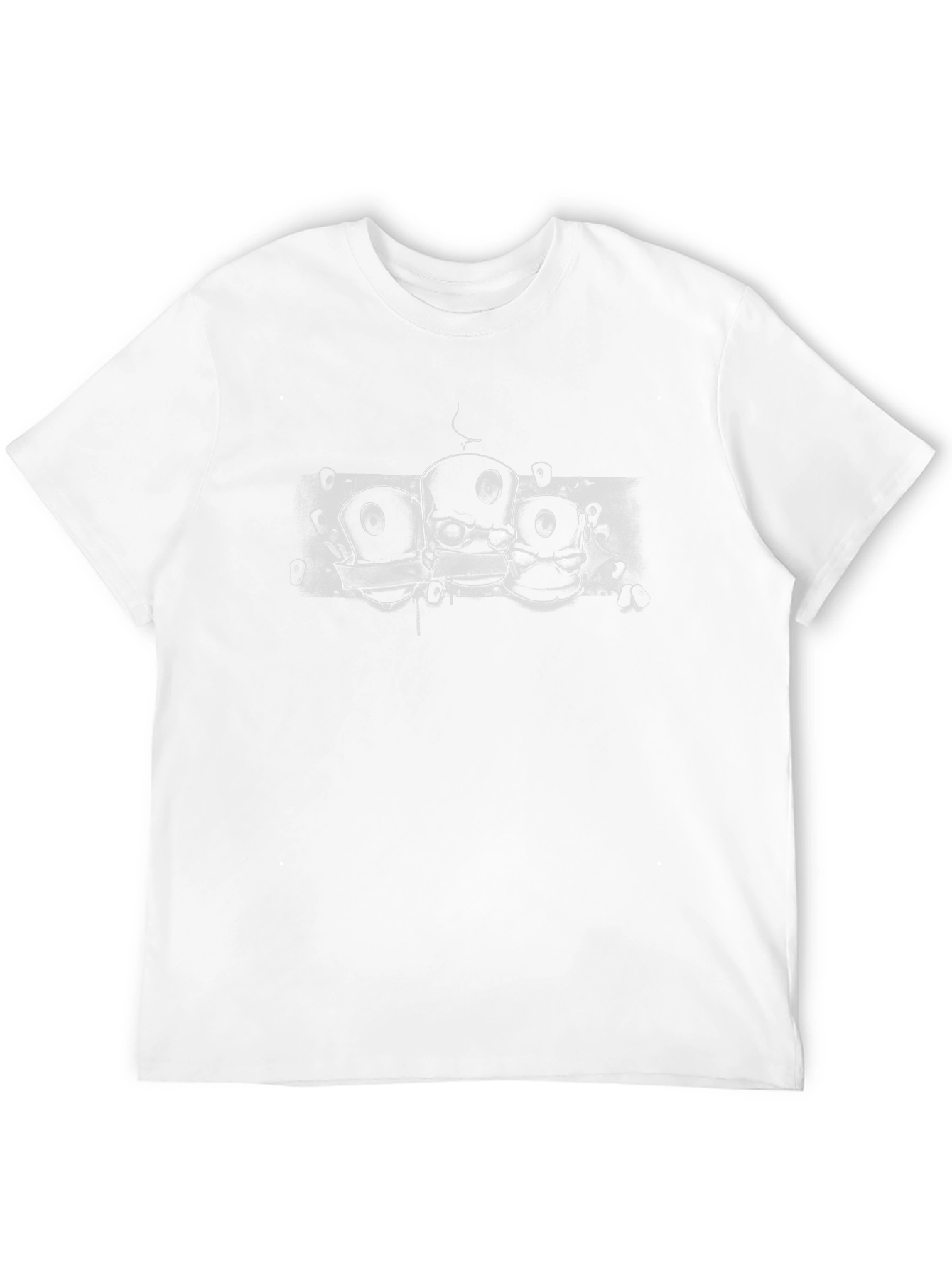Abstract Cartoon Graphic Tee
