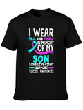 Teal and Purple Suicide Awareness T-Shirt