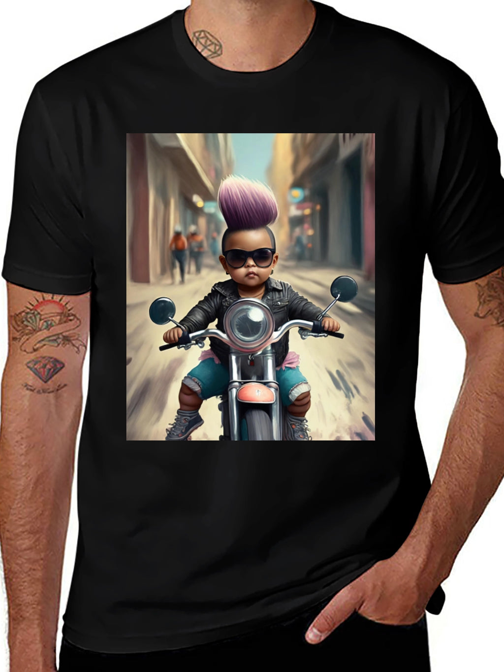 Cool Baby Biker T-Shirt