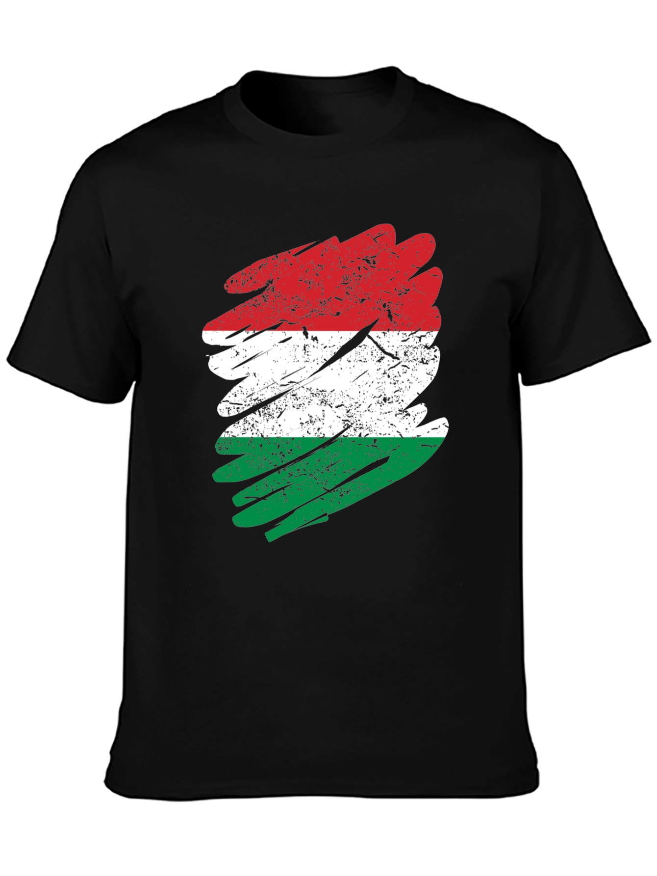 Hungary Flag Brushstroke T-Shirt