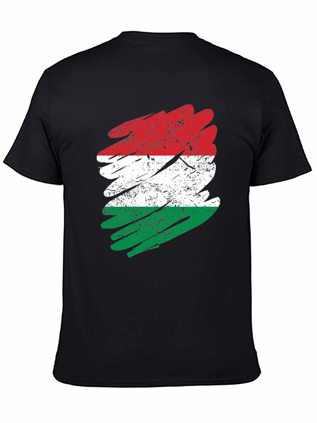 Hungary Flag Brushstroke T-Shirt