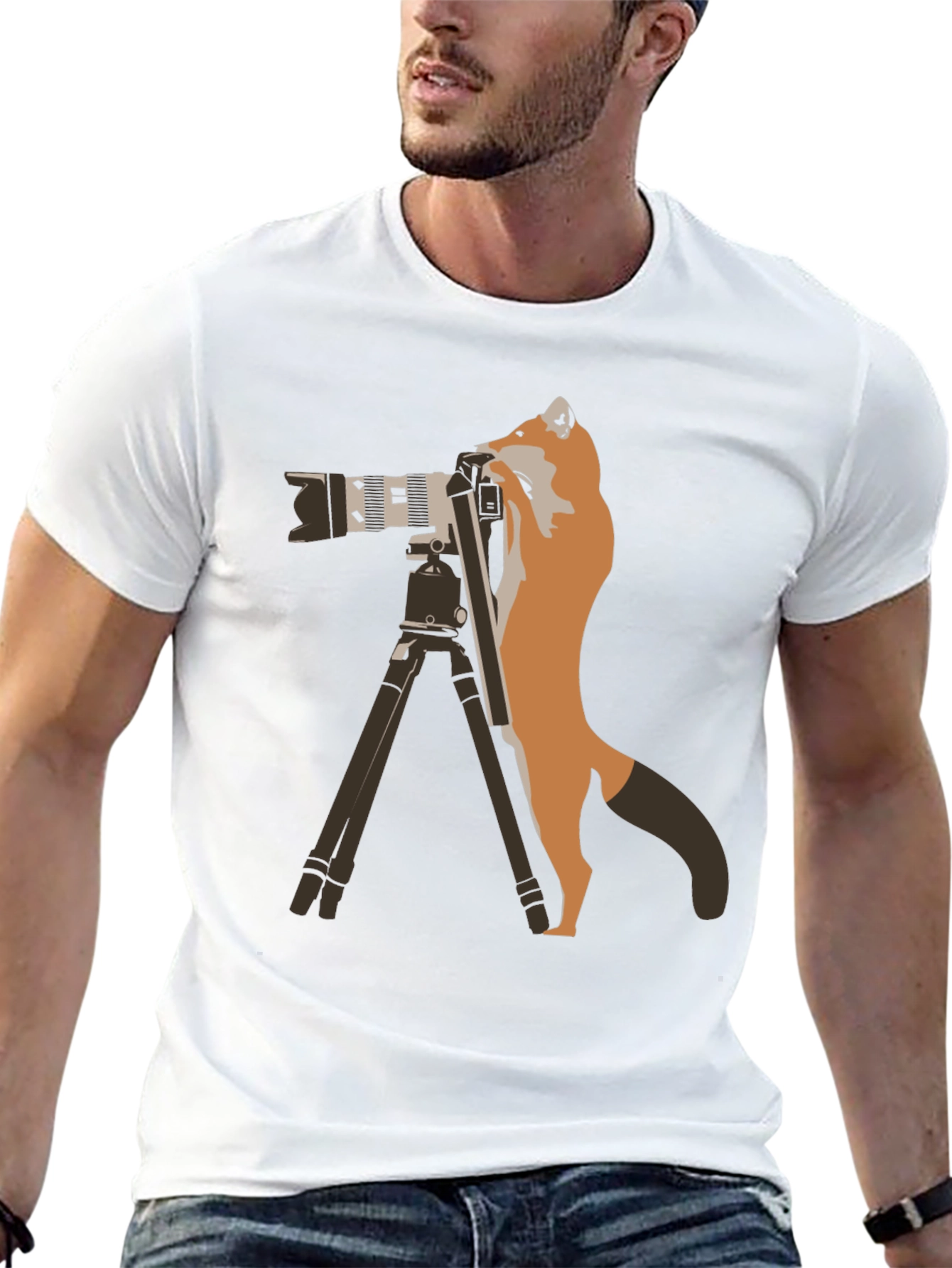 Fox Photographer T-Shirt - Wildlife Photography Apparel