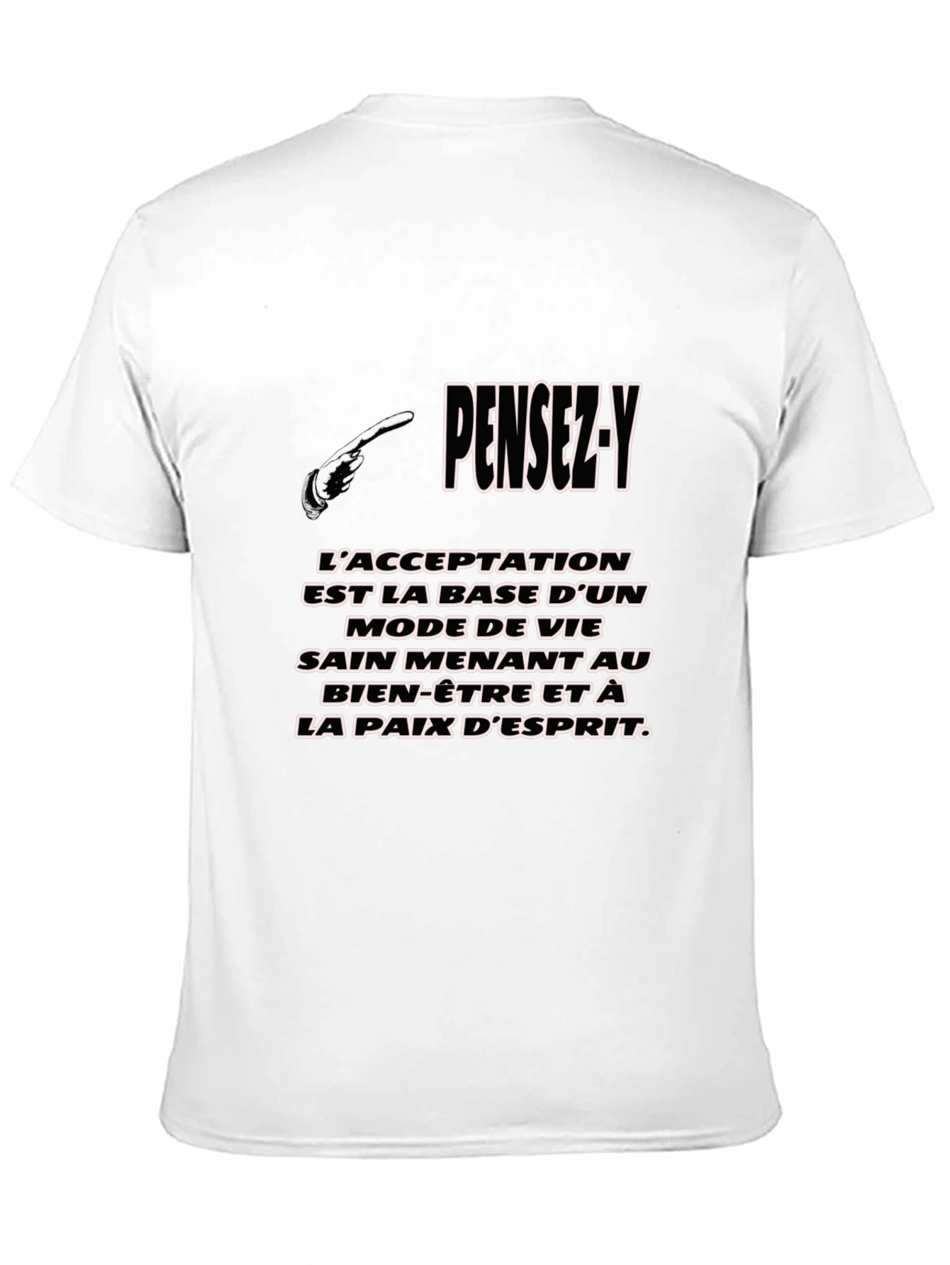 PENSEZ-Y Graphic T-Shirt - Inspiring French Quote