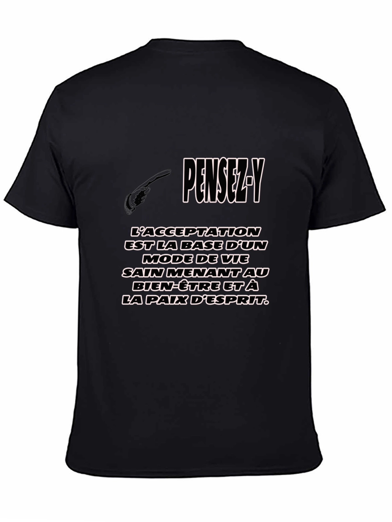 PENSEZ-Y Graphic T-Shirt - Inspiring French Quote