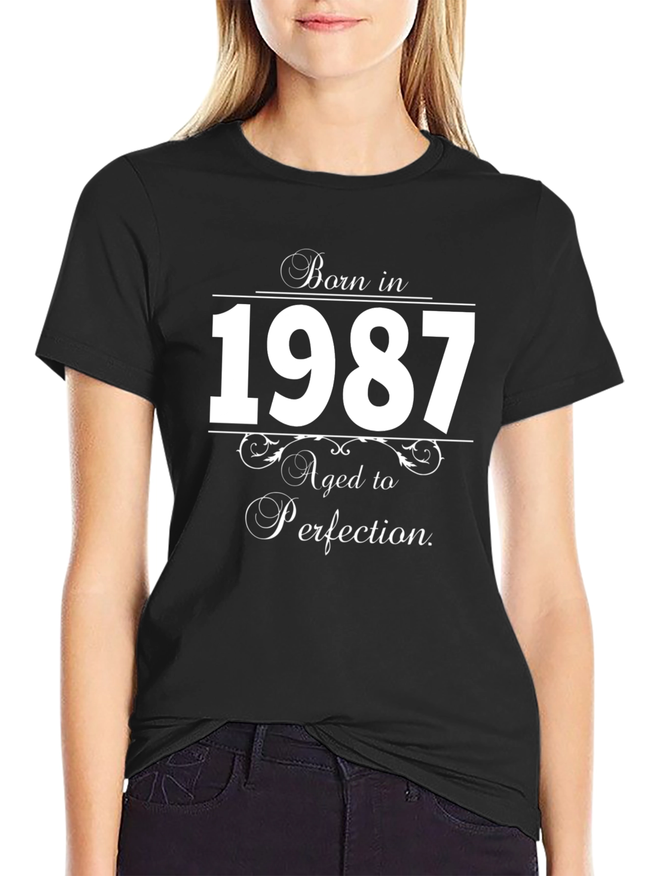 Born in 1987 T-Shirt - Aged to Perfection