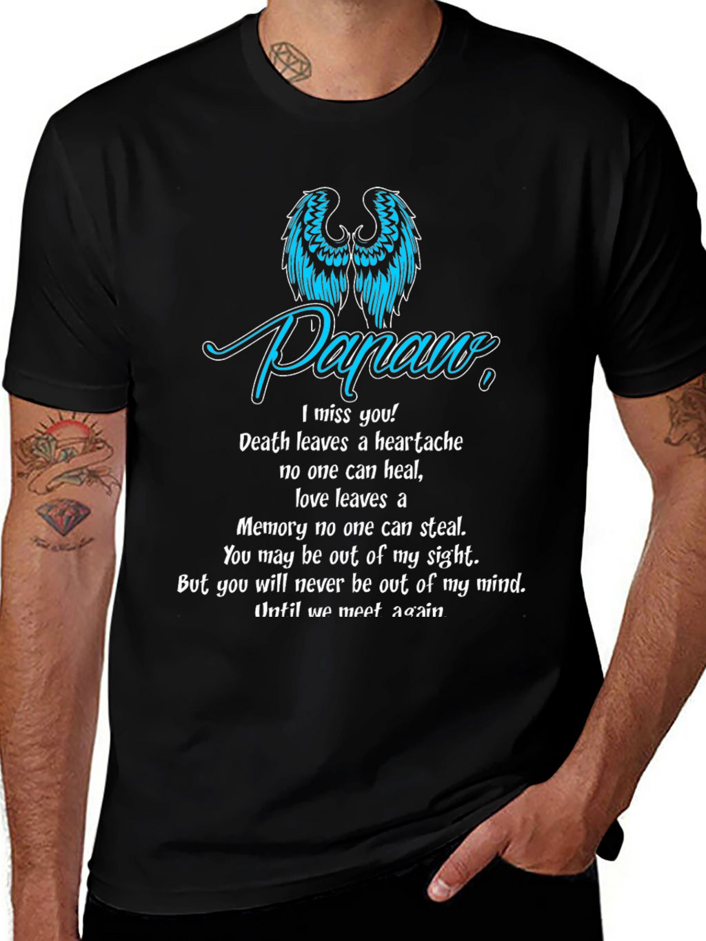 In Loving Memory T-Shirt - Papaw Memorial