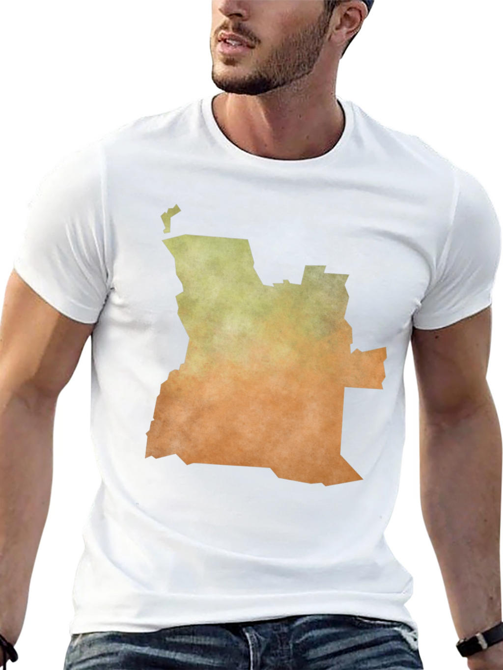 Angola Map Graphic Tee - Stylish Africa Pride Shirt