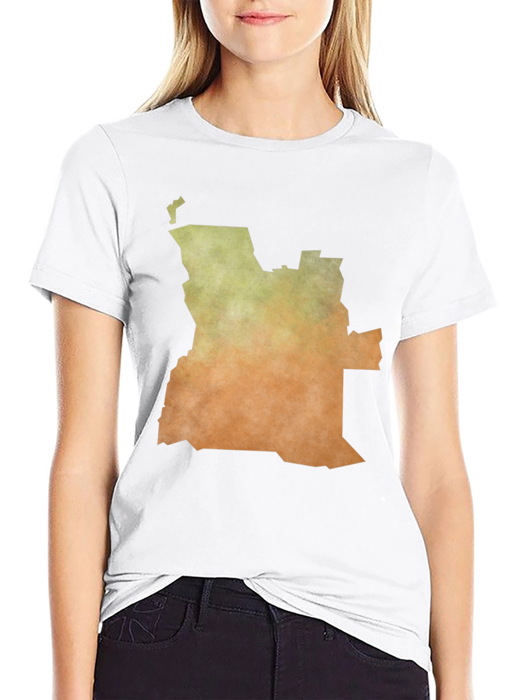 Angola Map Graphic Tee - Stylish Africa Pride Shirt
