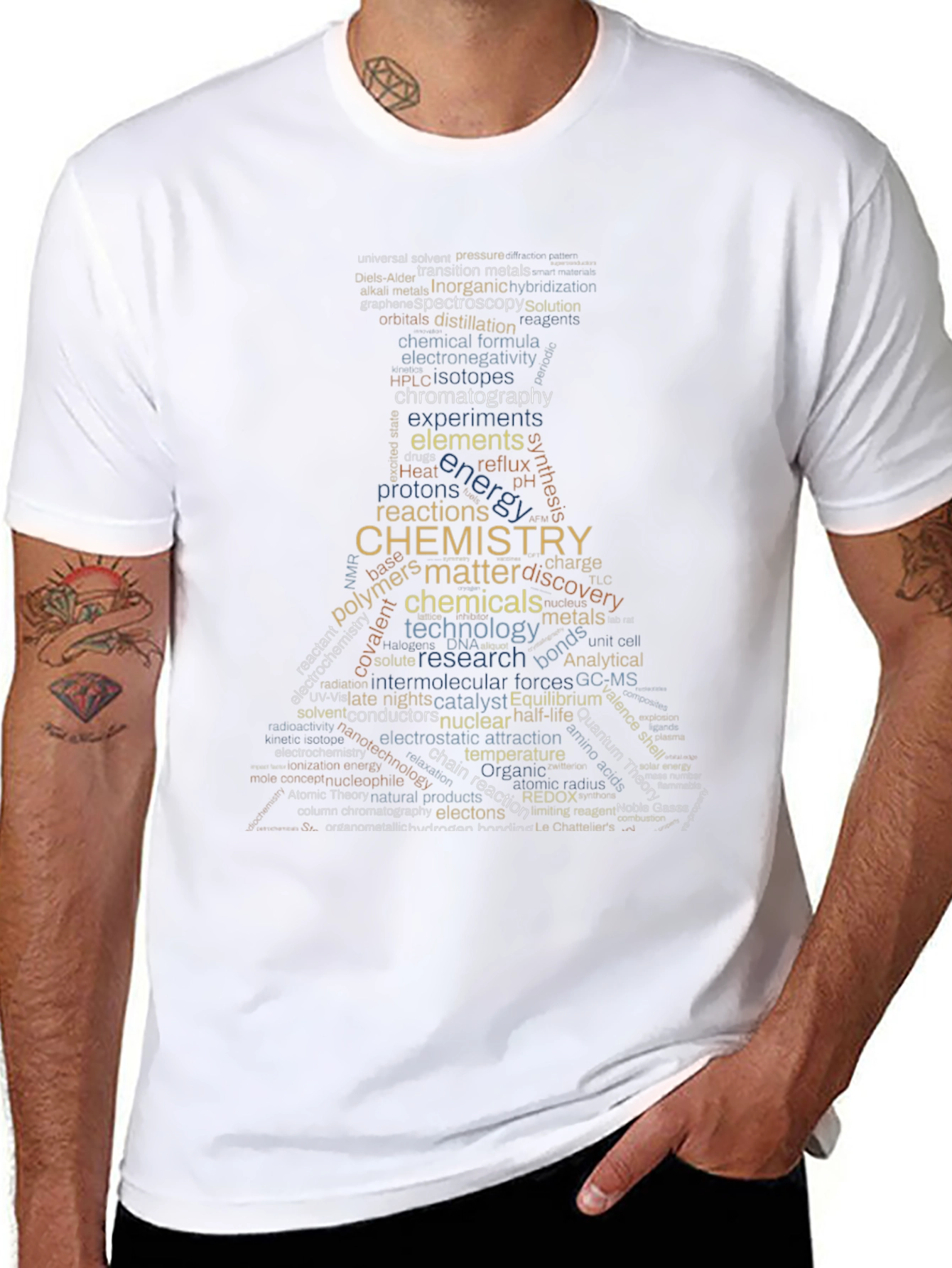 Chemistry Word Art T-Shirt - Science Tee