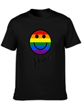 Peace Rainbow Smiley Face T-Shirt