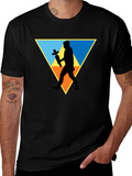 Triangle Carrot Man Black T-Shirt