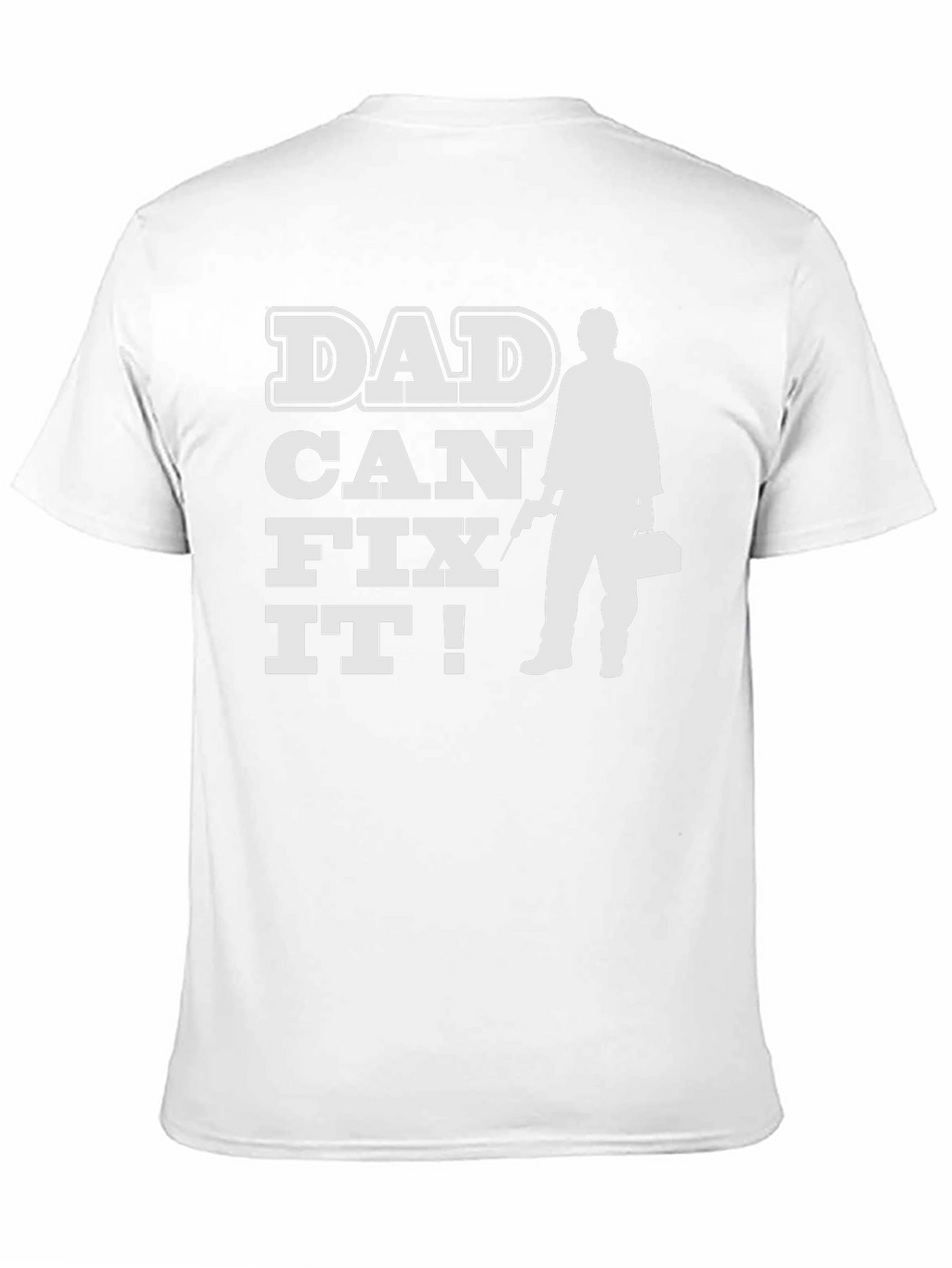 Dad Can Fix It Black T-Shirt