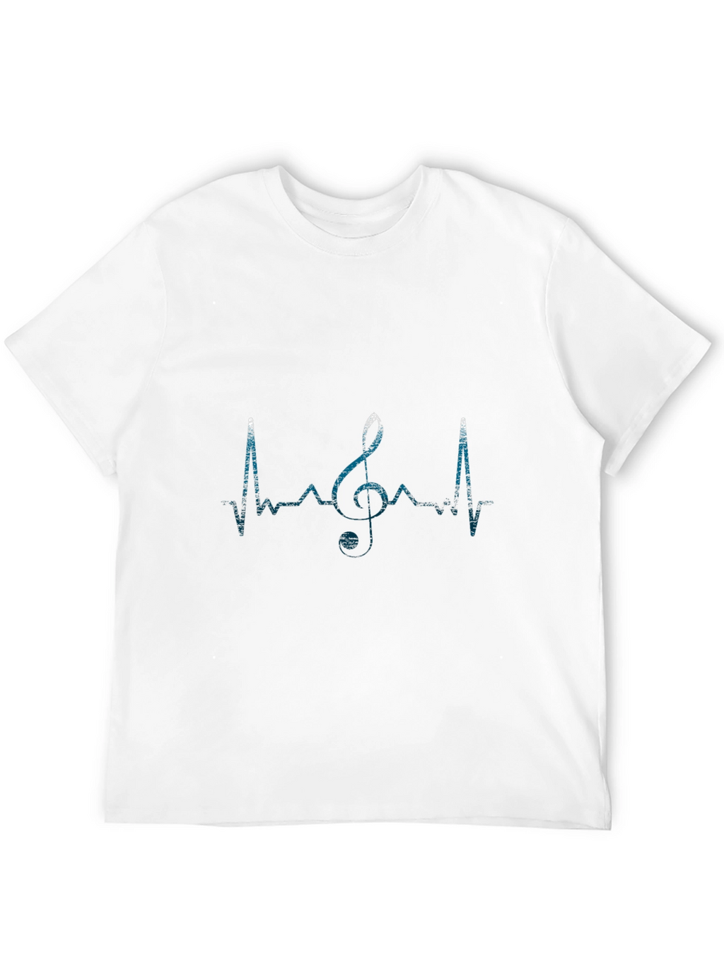 Music Heartbeat T-Shirt - Black Graphic Tee