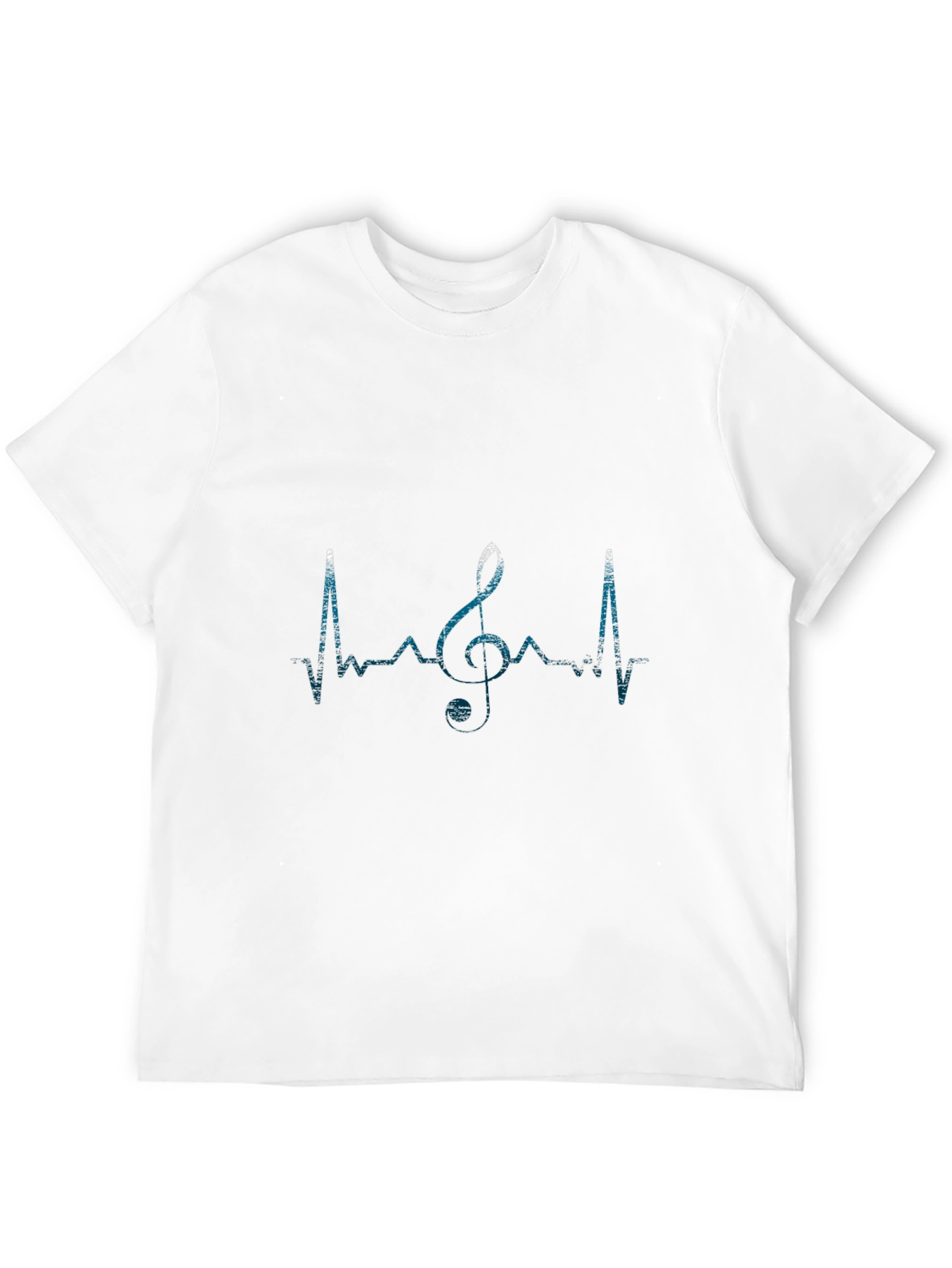 Music Heartbeat T-Shirt - Black Graphic Tee