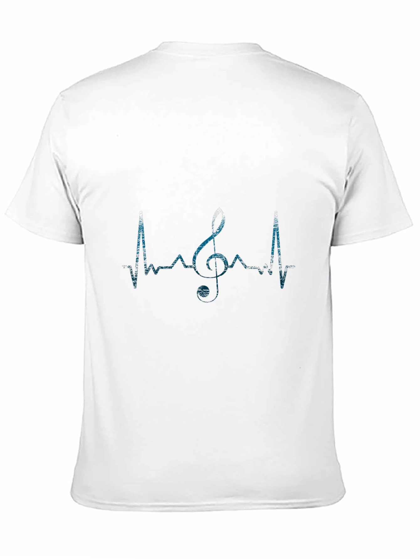 Music Heartbeat T-Shirt - Black Graphic Tee