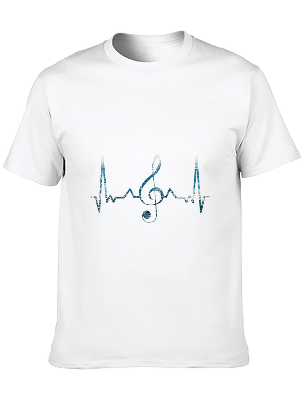 Music Heartbeat T-Shirt - Black Graphic Tee