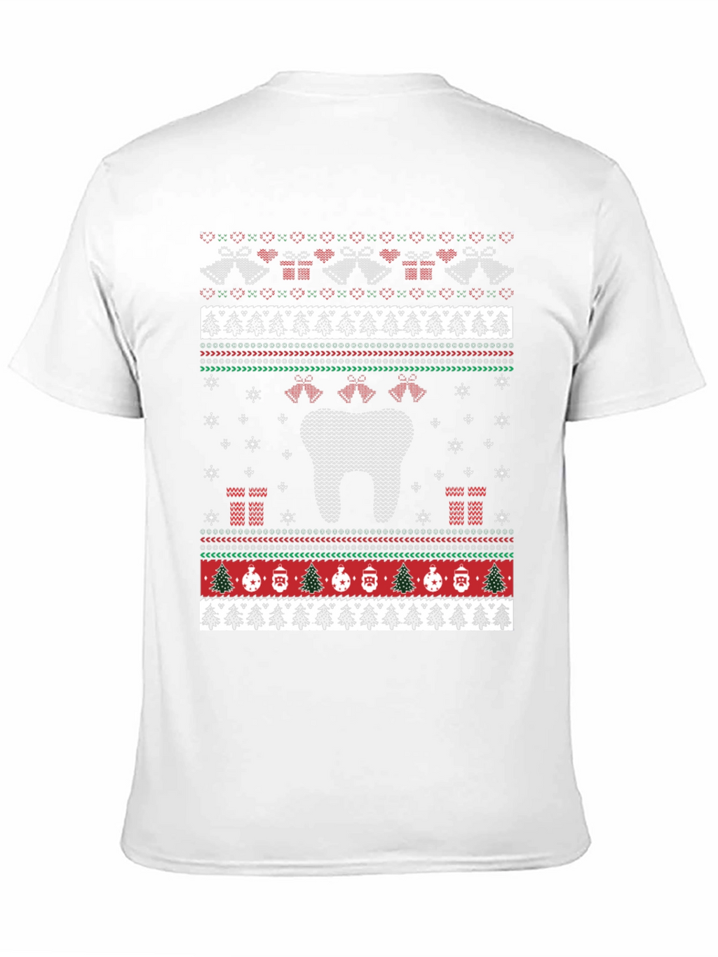 Dental Ugly Christmas Sweater Style T-Shirt
