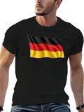 Germany Flag Graphic Tee - Black T-Shirt