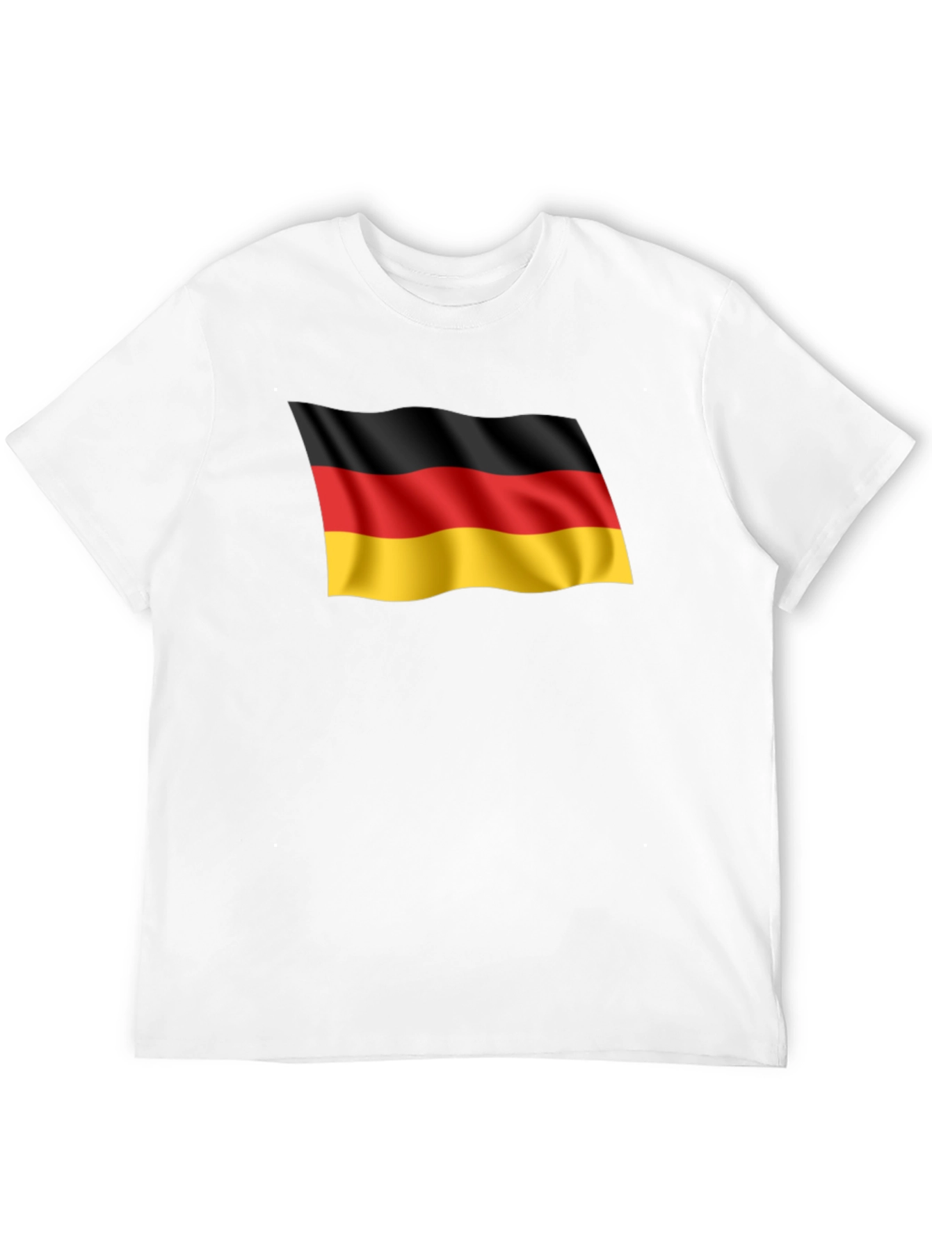 Germany Flag Graphic Tee - Black T-Shirt