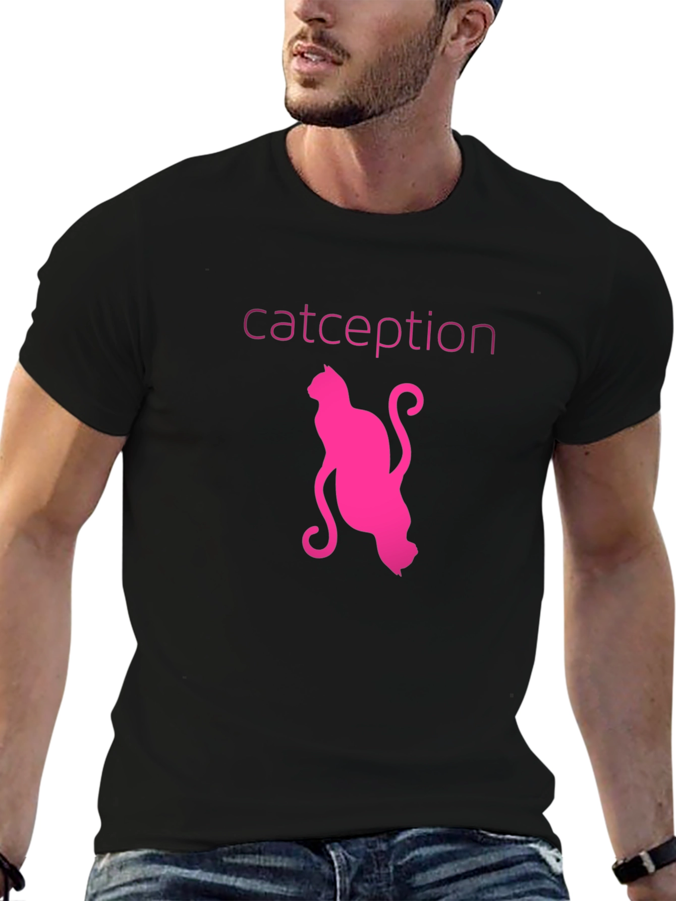 Catception Graphic T-Shirt - Cool Cat Lover Tee