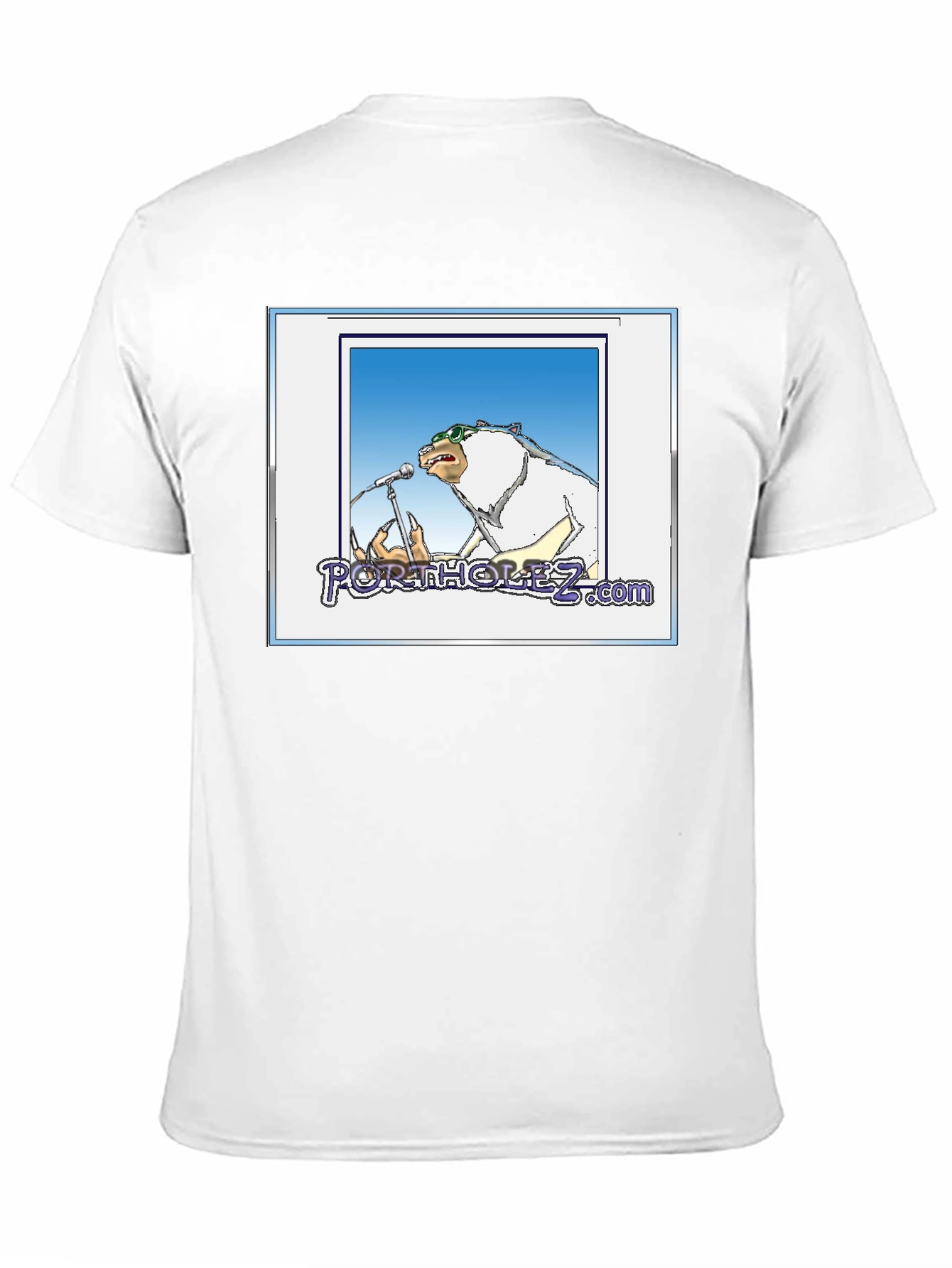 Portholez.com Bear Singer Black T-Shirt