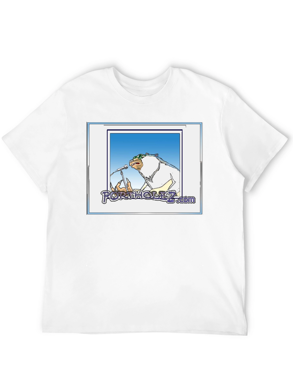 Portholez.com Bear Singer Black T-Shirt