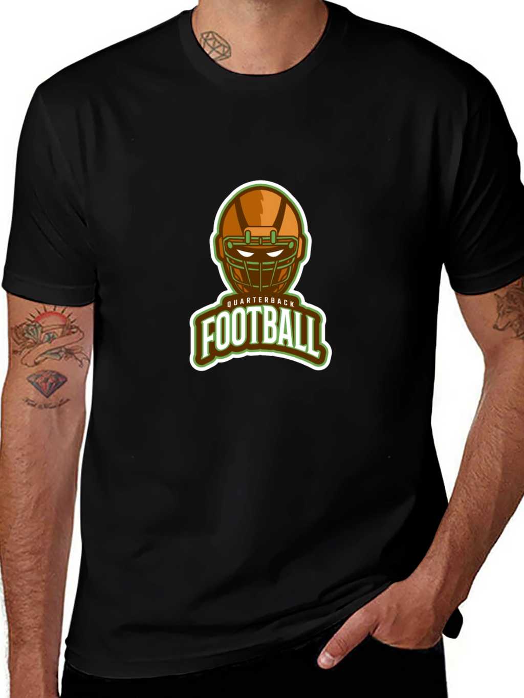 Quarterback Football Graphic Tee