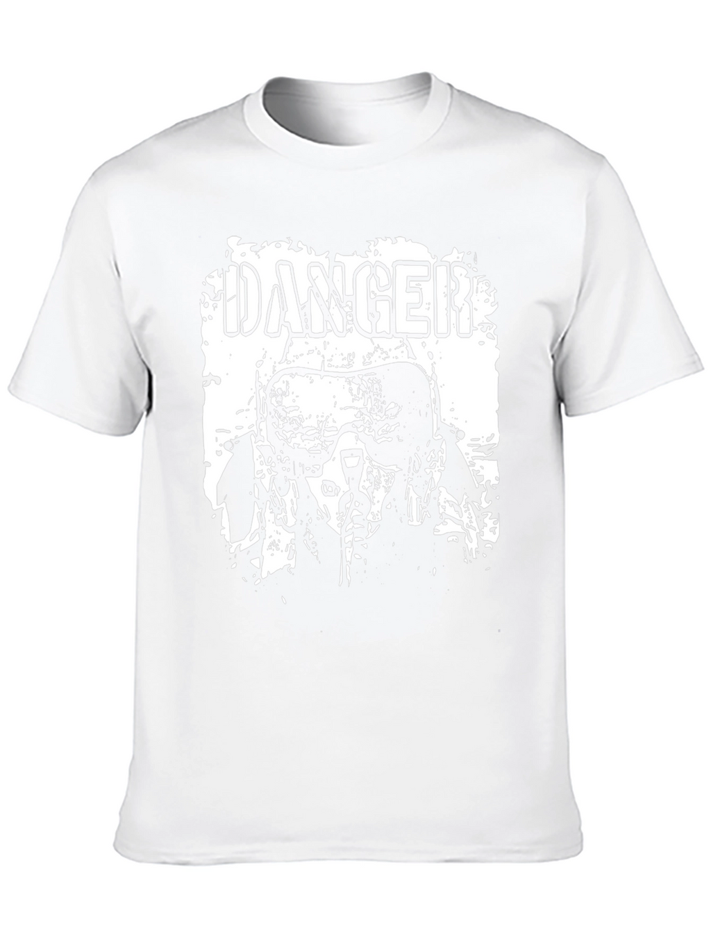 Danger Pilot Graphic Tee - Black Cotton T-Shirt