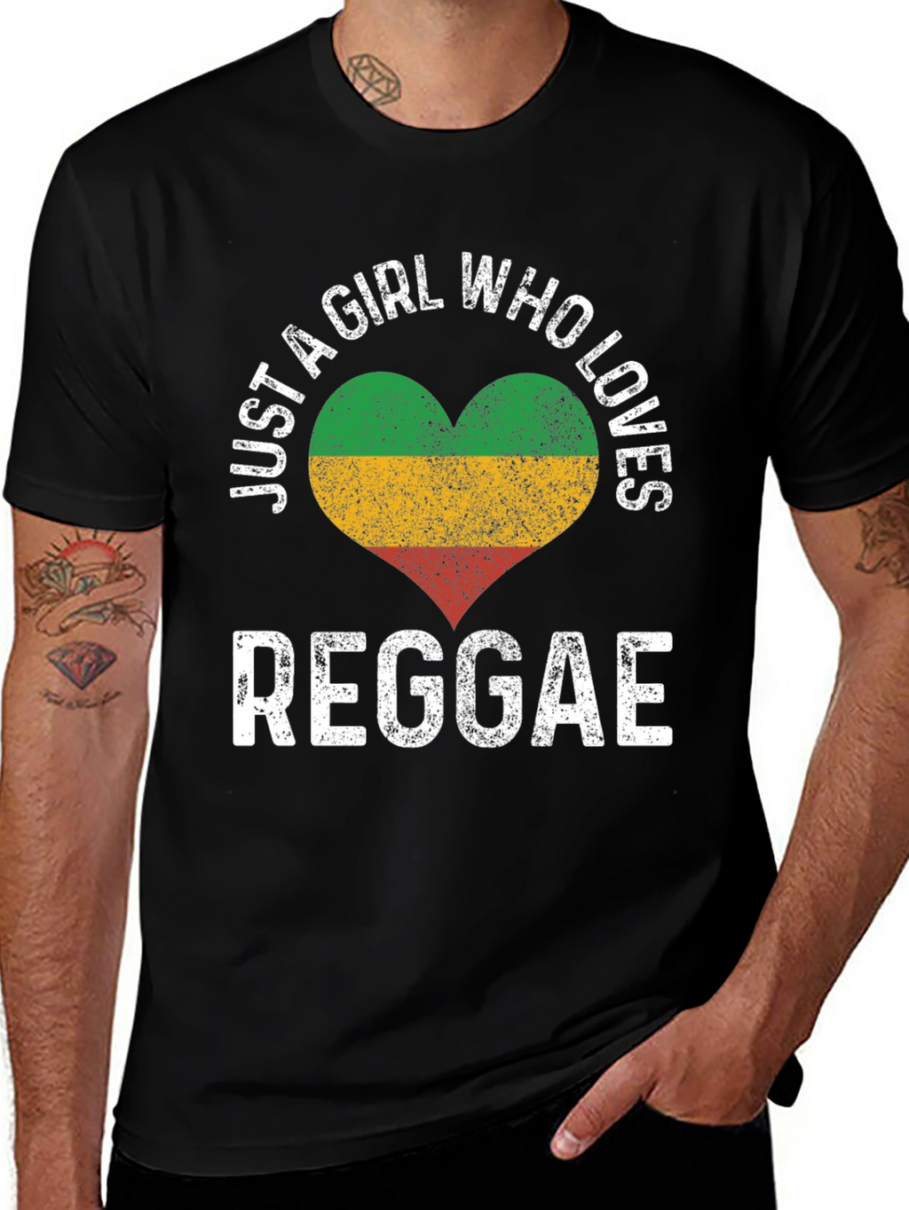 Reggae Lover T-Shirt: Just a Girl Who Loves Reggae