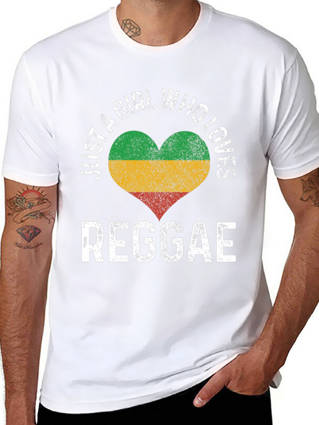 Reggae Lover T-Shirt: Just a Girl Who Loves Reggae