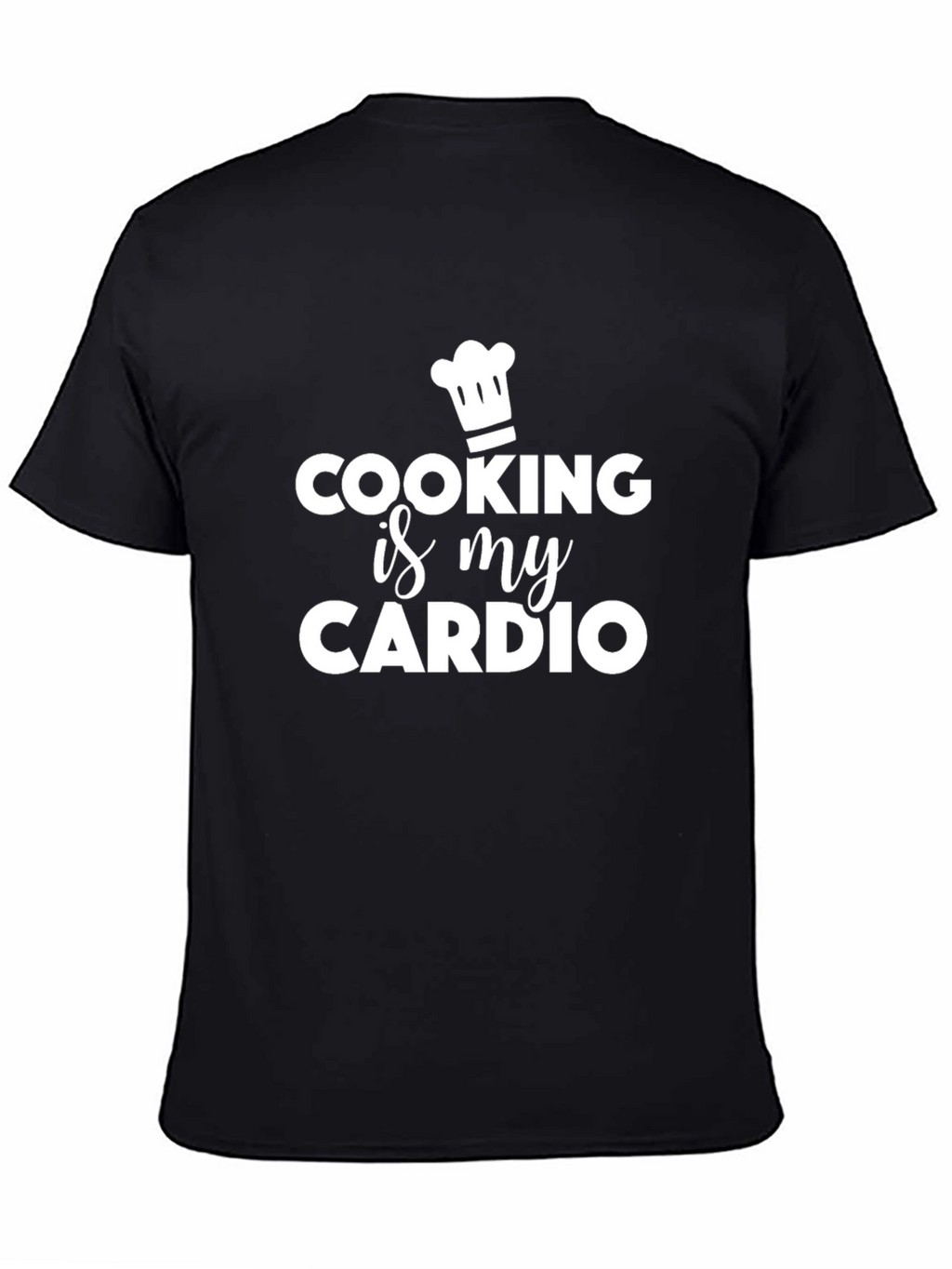 Cooking Is My Cardio Funny Chef T-Shirt