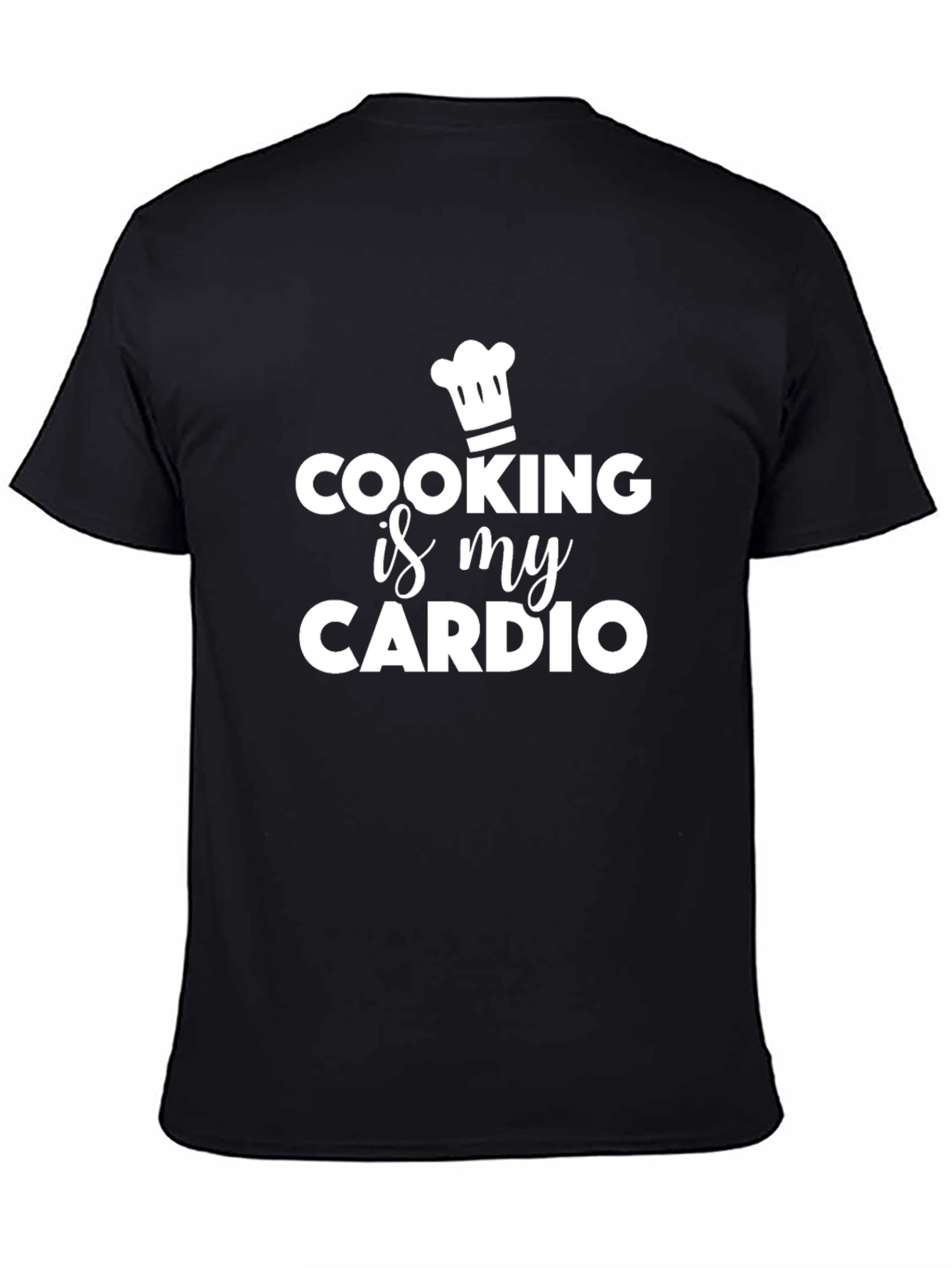 Cooking Is My Cardio Funny Chef T-Shirt