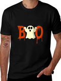 Halloween Ghost Boo Graphic Tee
