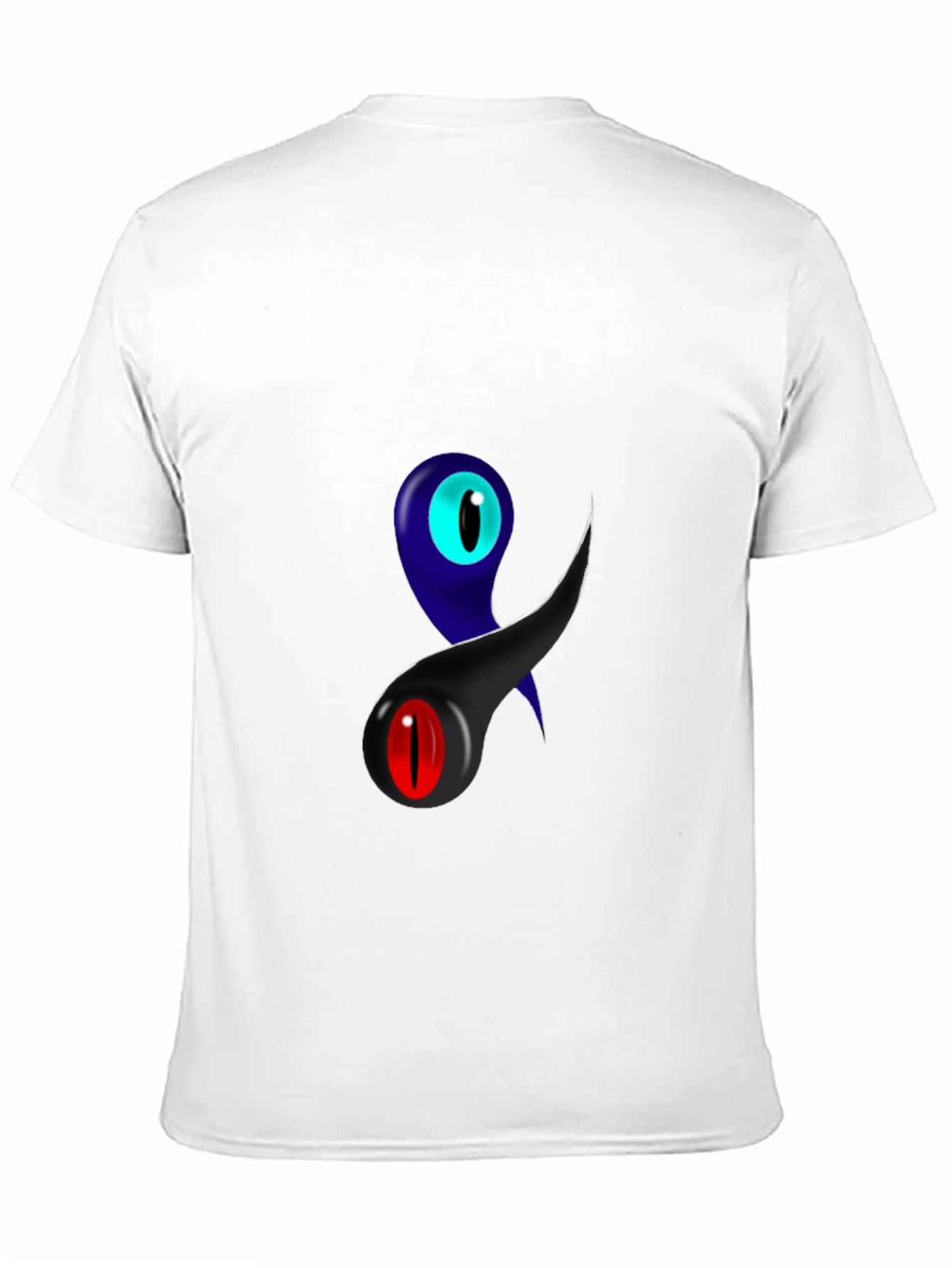 Eye-Catching Graphic Print Black T-Shirt