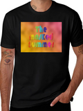 The Masked Summer Graphic Tee - Black Cotton T-Shirt