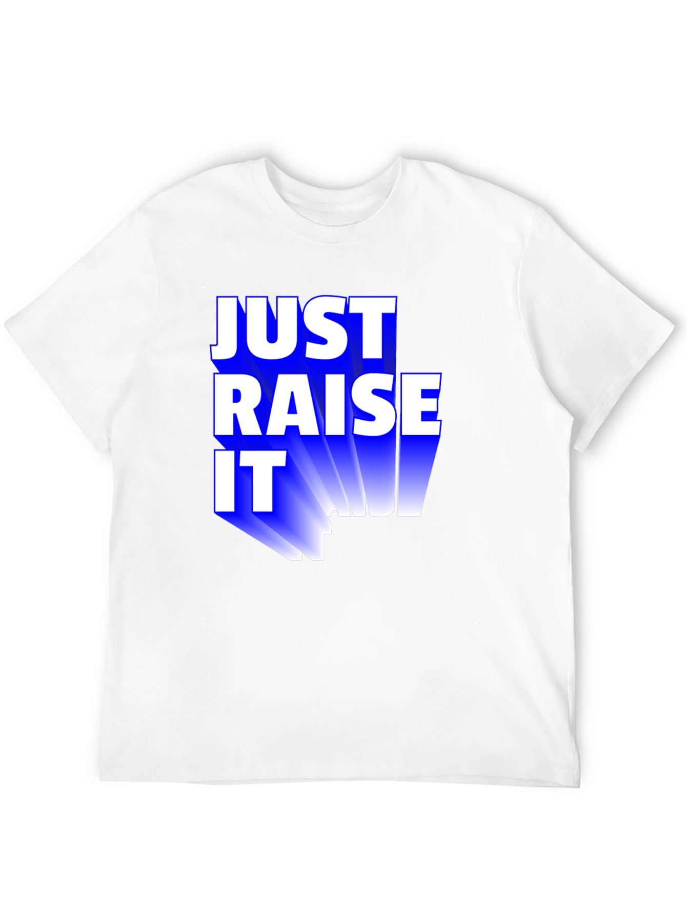 Just Raise It! Mens Graphic Tee - Black