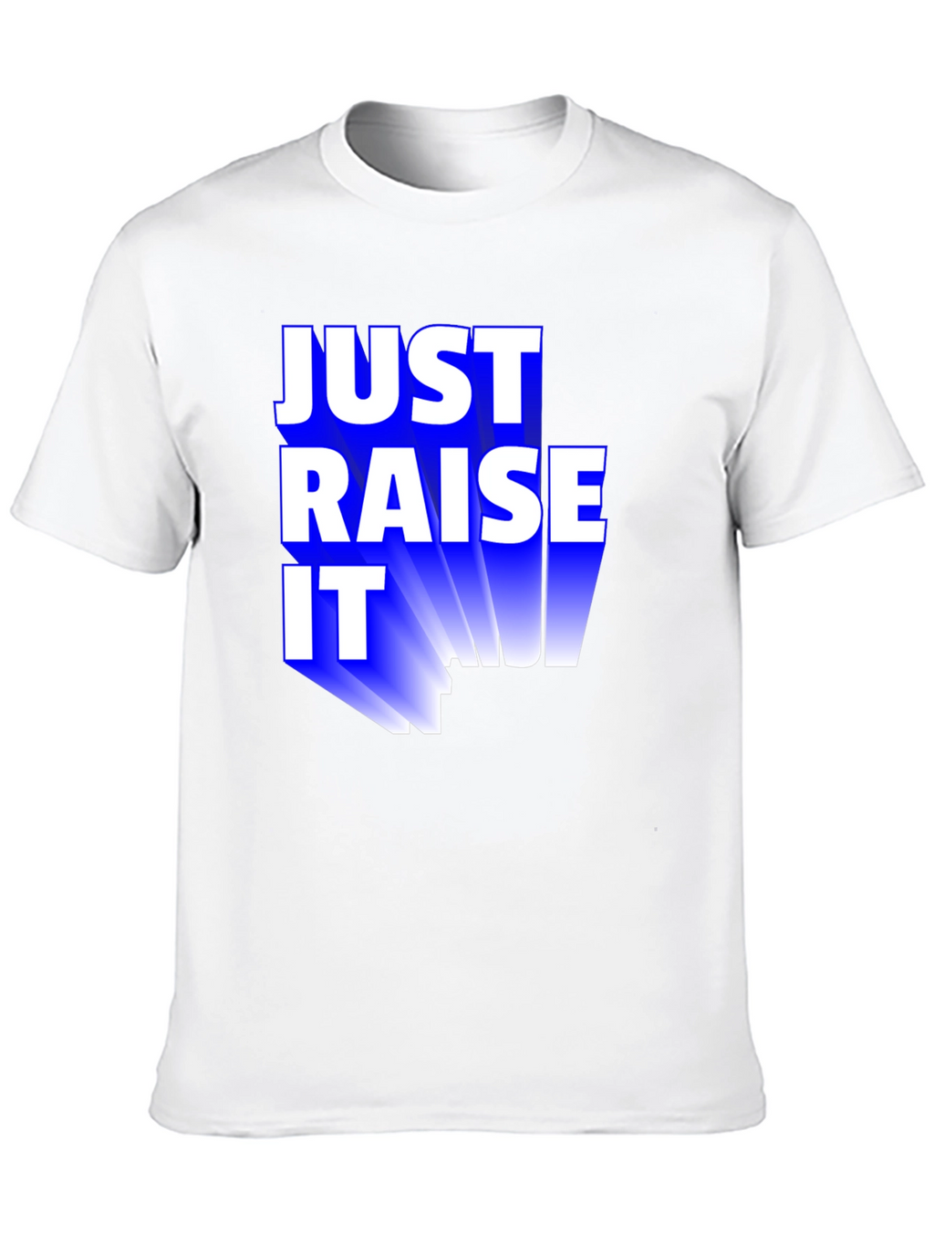 Just Raise It! Mens Graphic Tee - Black