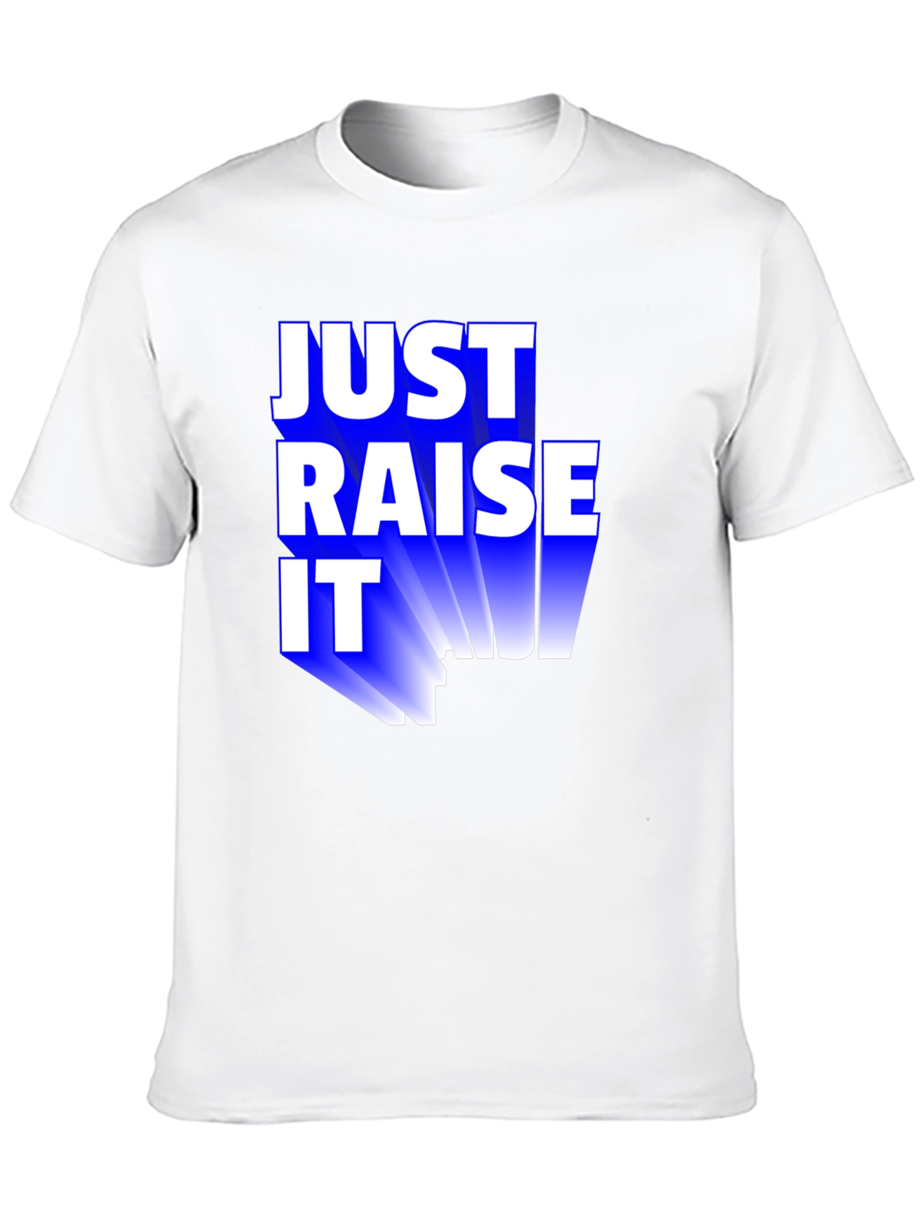 Just Raise It! Mens Graphic Tee - Black