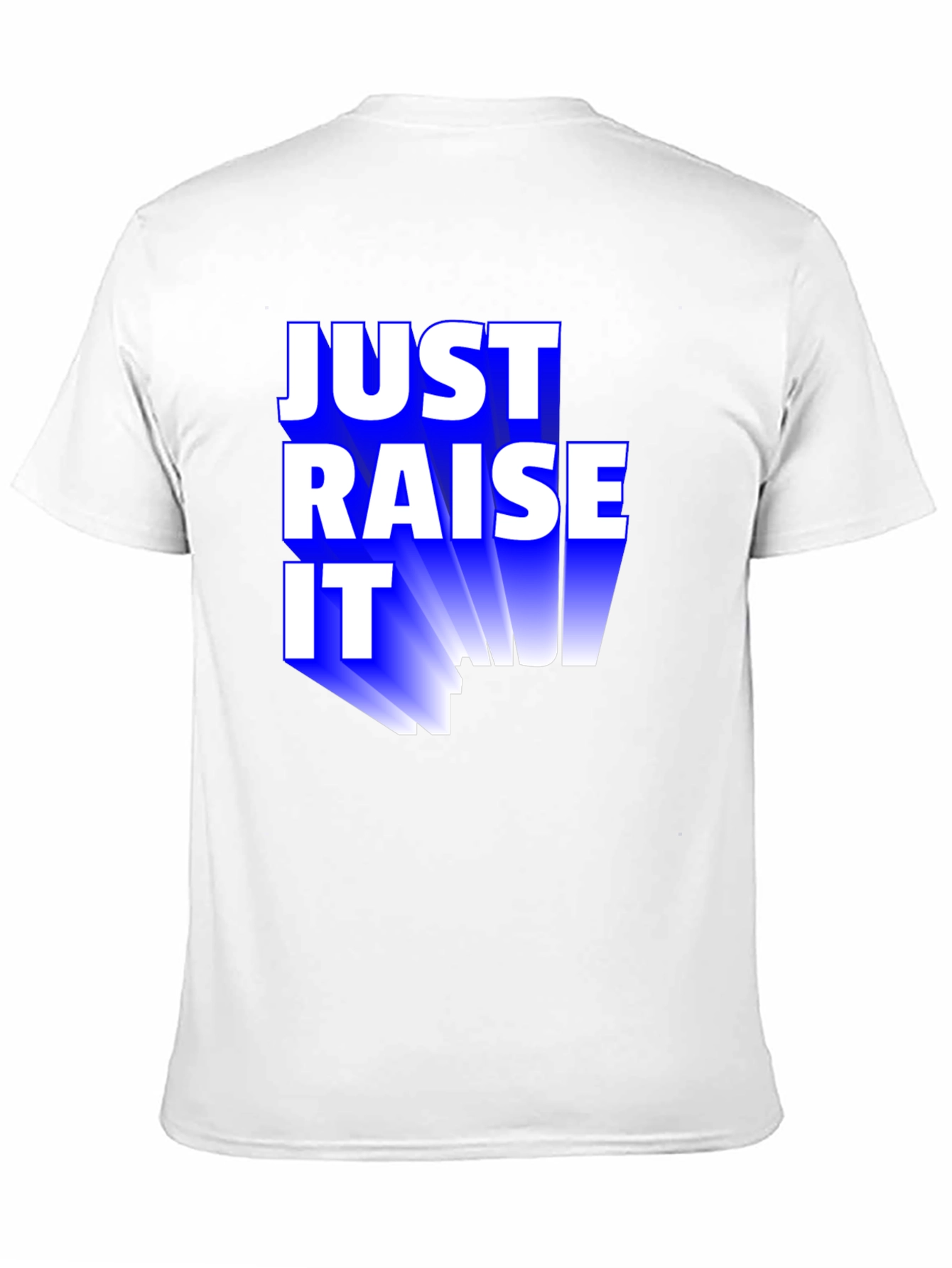 Just Raise It! Mens Graphic Tee - Black