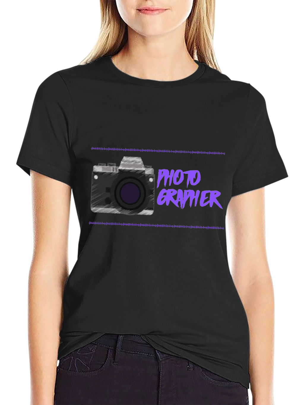 Photographer Graphic T-Shirt - Classic Black Tee