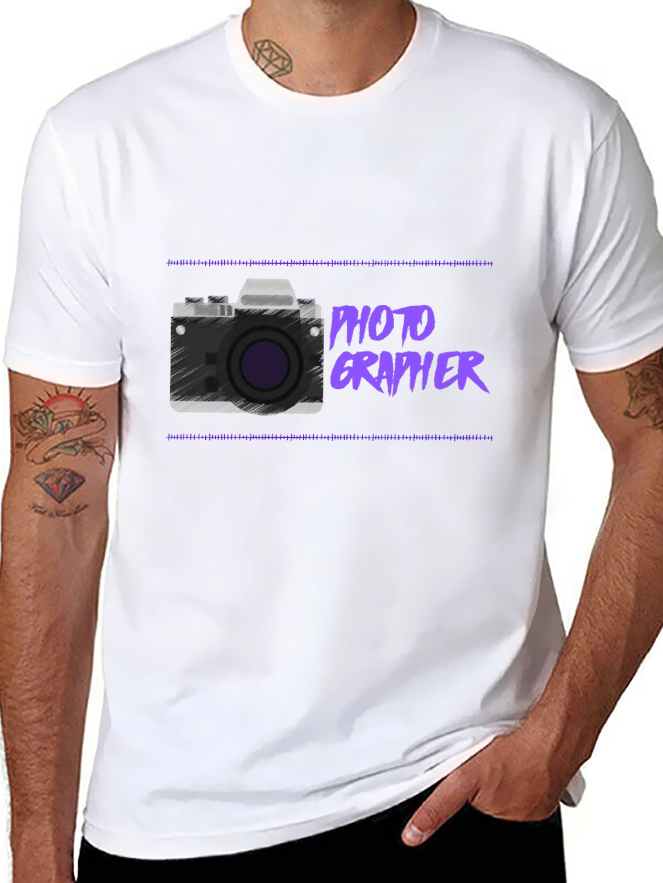 Photographer Graphic T-Shirt - Classic Black Tee