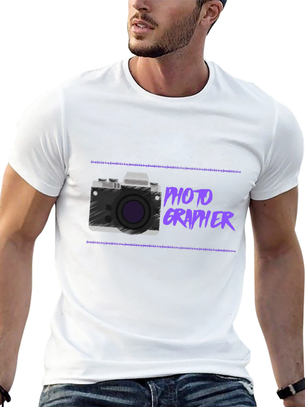 Photographer Graphic T-Shirt - Classic Black Tee